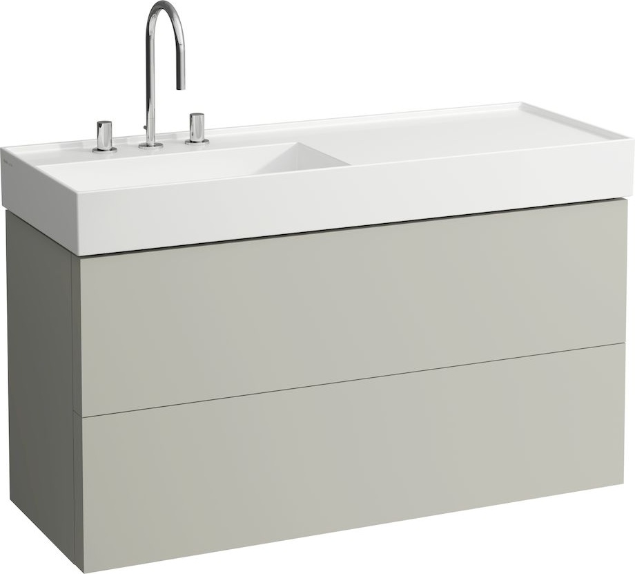 H8133324001581 Раковина, полочка справа, со специальным скрытым сливом LAUFEN PRO - Вид №3