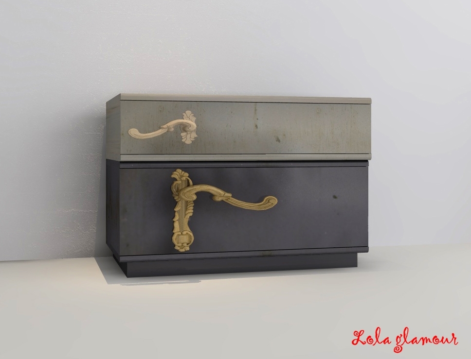 008774 Тумбочка Lola Glamour London Santreyd - Вид №4