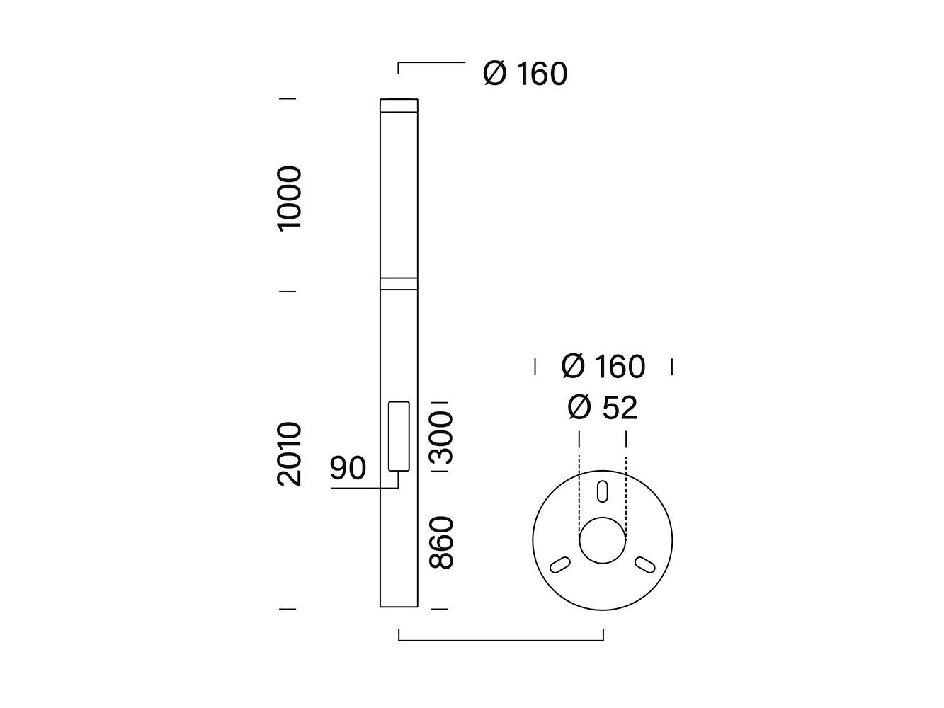 Алюминиевый светодиодный светильник для общественных мест Platek ARCH-00044994 - Вид №3