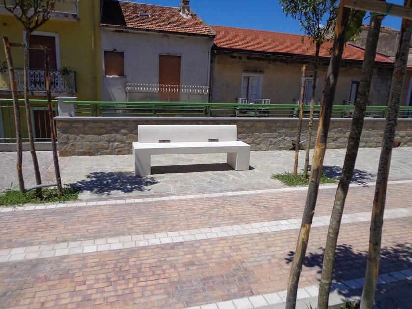 Manufatti Viscio Скамья из композитного материала в современном стиле со спинкой  Cc 25  - Вид №8