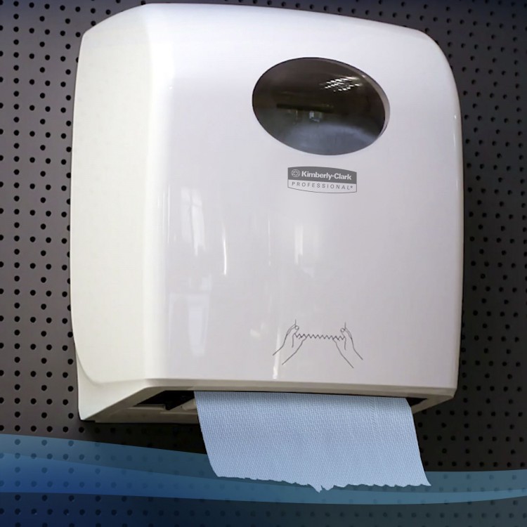 6668 Kimberly Clark Полотенца бумажные в рулоне Kimberly Clark Scott Xtra 6668 1-слойные 6 рулонов по 304 метра  - Вид №2