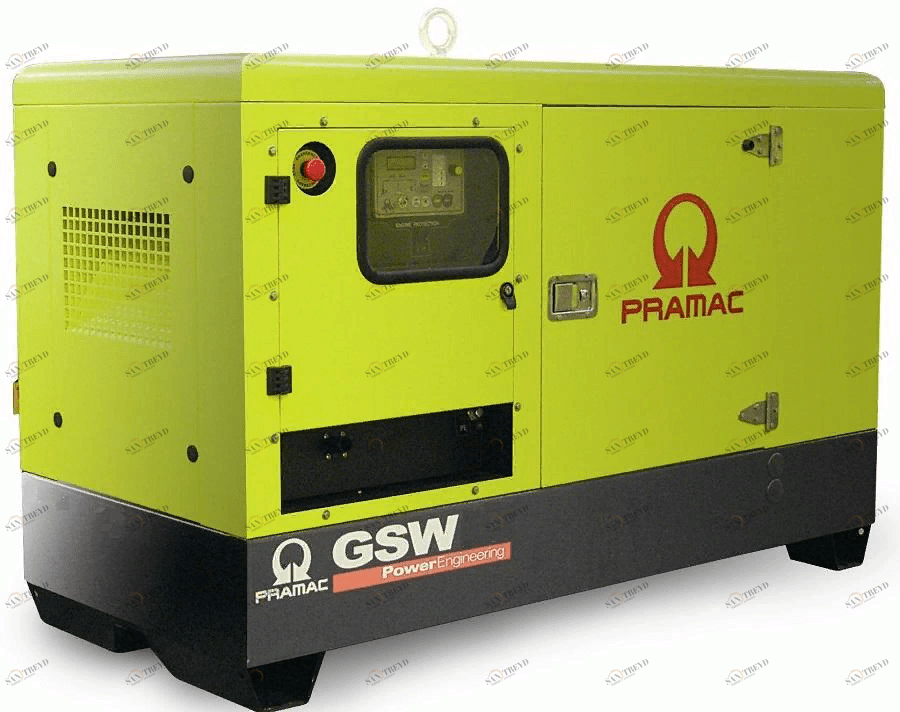 Дизельный генератор Pramac GBW15Y (380 V) в кожухе с АВР sun-id-1031308