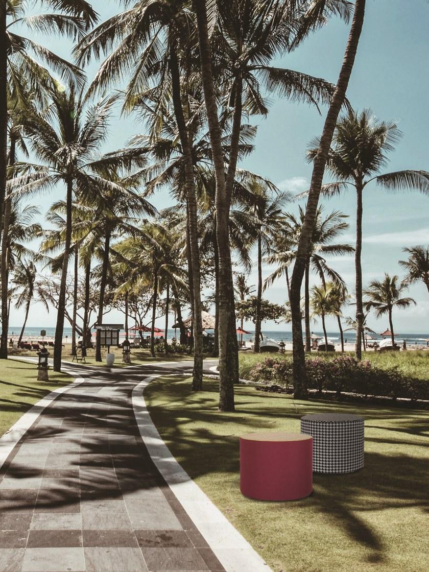 Contardi Круглый садовый пуф из ткани Promo outdoor 2020 sun-id-1468097 - Вид №2