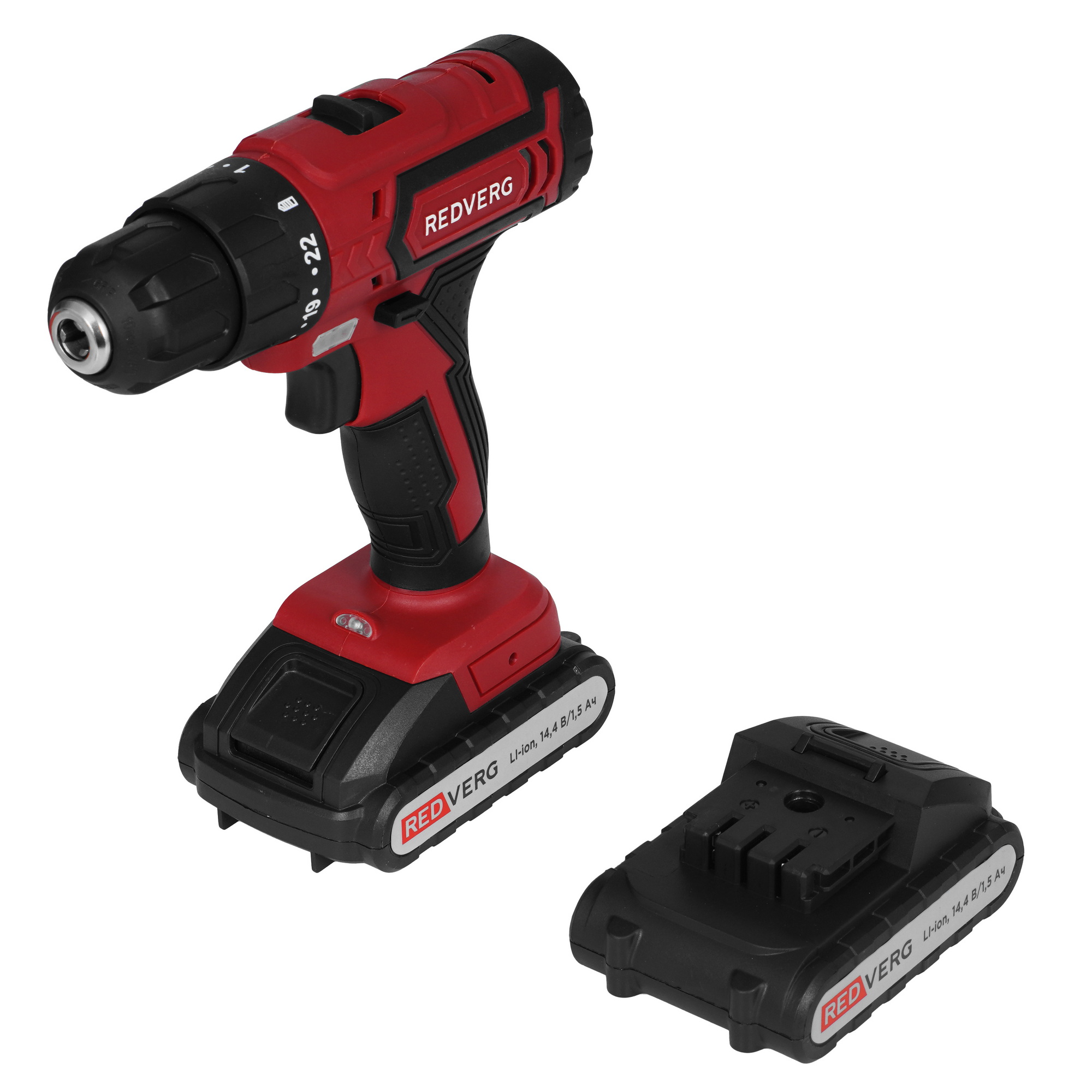 Дрель-шуруповерт RedVerg RD-SD14L/2A 5486313 STDN-0086142