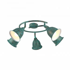 Спот потолочный голубой с 5 плафонами Arte Lamp Campana A9557PL-5BG ARTE LAMP CAMPANA BG 00-3924224 Голубой