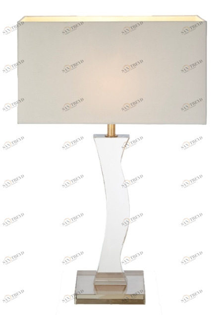 Настольная лампа Ellis 5822 PUSHA КЛАССИЧЕСКИЕ 061987 Белый;прозрачный 