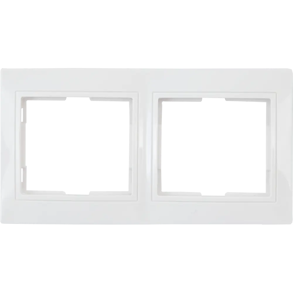 Рамка TDM ELECTRIC для розеток и выключателей горизонтальная белая 85591180 Таймыр STLM-0064406