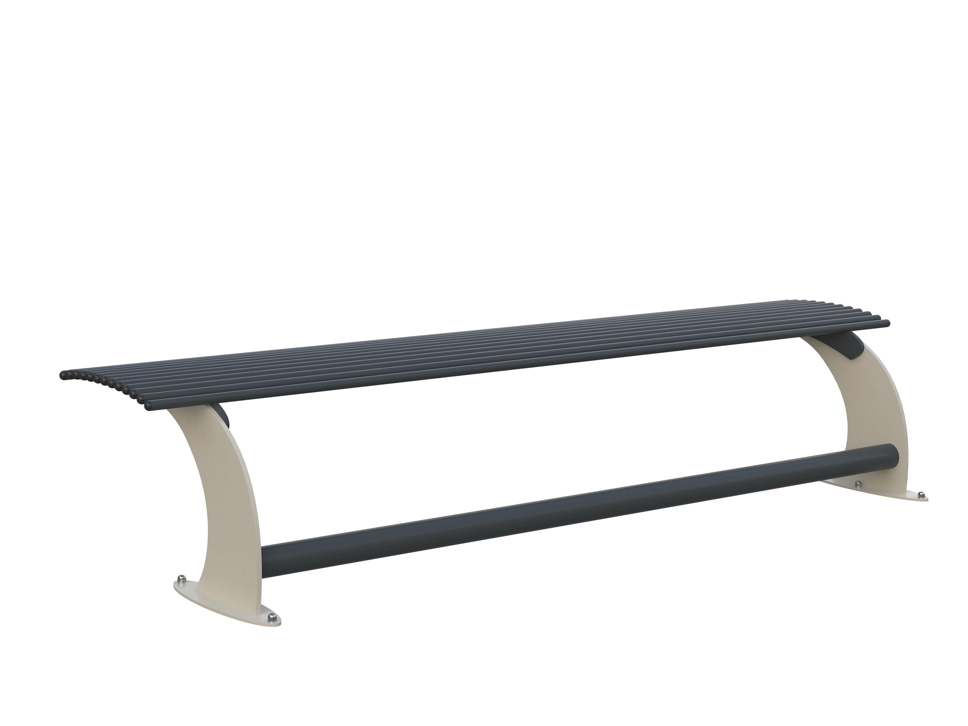 Оцинкованная стальная скамья без спинки Lazzari Gallipoli ARCH-00152008