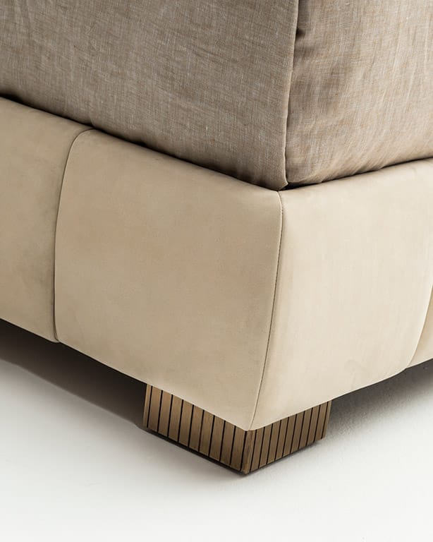 Двуспальная кровать из ткани с мягким изголовьем OAK Милан ARCH-00050088 - Вид №4