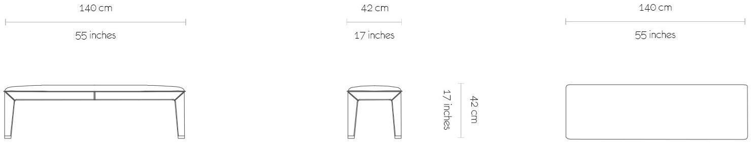 MORADA Мягкая кожаная подставка для ног Cubé Cube be - Вид №3