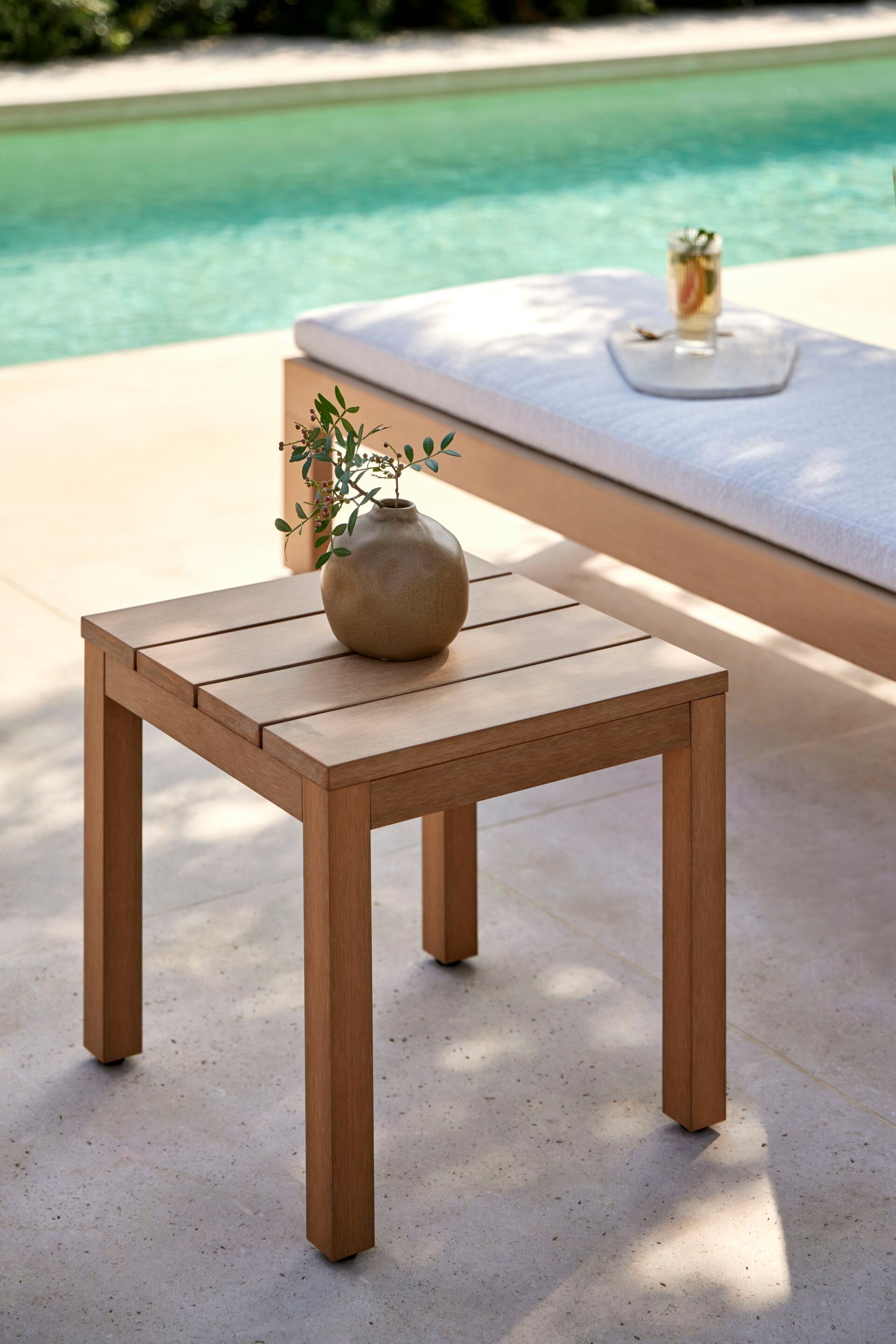 Квадратный садовый журнальный столик в TechTeak POINT Kahn ARCH-00091088 - Вид №4