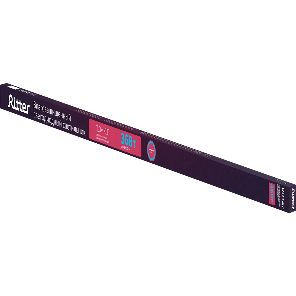 Светильник линейный светодиодный Ritter DSP01-36-6K 1150 мм 36 Вт, холодный белый свет, цвет белый 82890178 STLM-2051797  - Вид №4