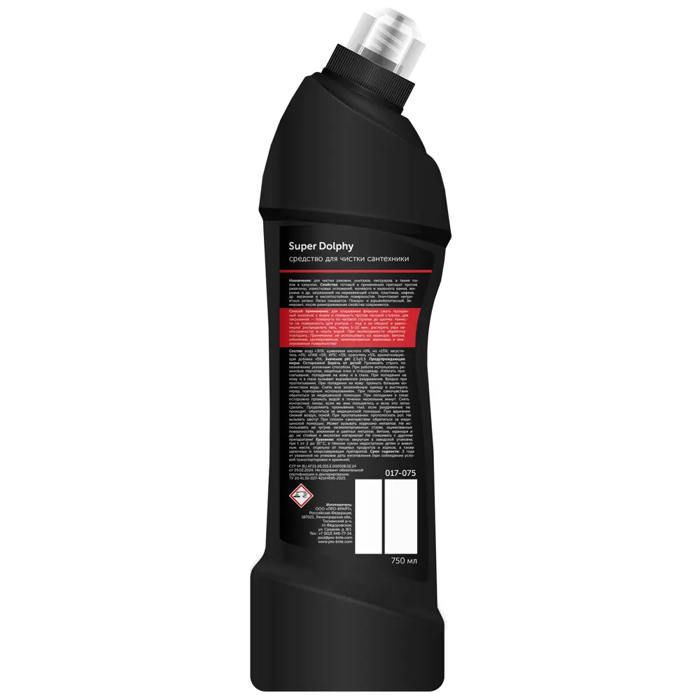 Средство чистящее для сантехники Pro-Brite Super Dolphy 750 мл 89361233 STLM-2134095  - Вид №1