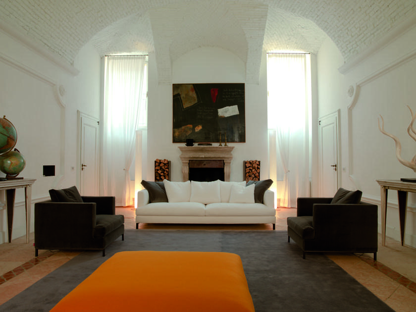 Verzelloni Секционный диван со съемным чехлом из ткани Hampton memory sun-id-1450881 - Вид №4