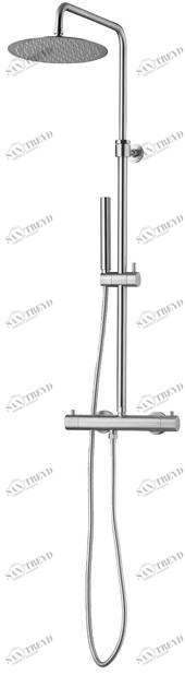 JEE-O Настенная термостатическая душевая стойка из нержавеющей стали с переключателем Slimline 800-6610/3/4