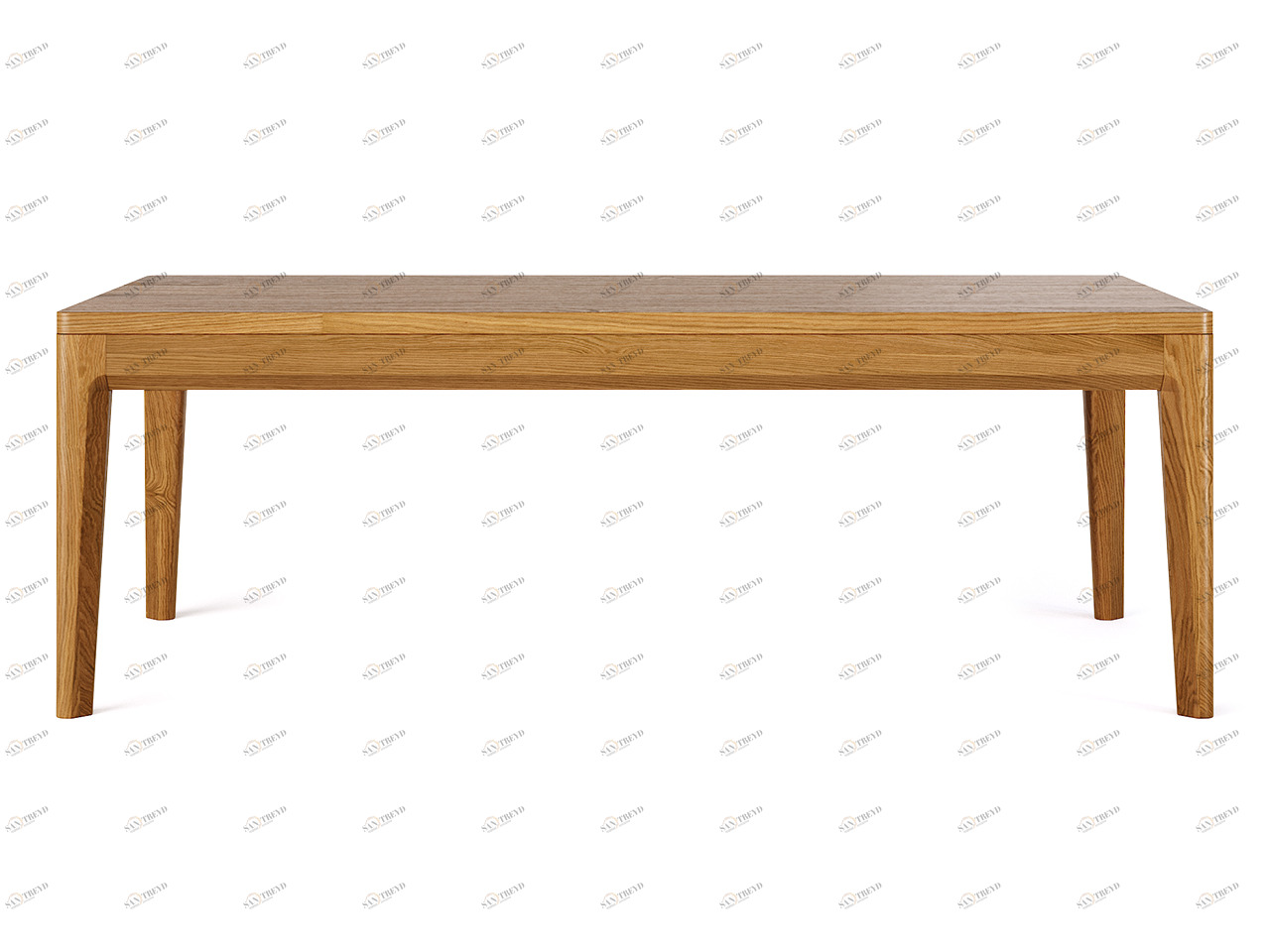 Журнальный столик прямоугольный 100 см натуральный дуб Case №3 THE IDEA  210098 Коричневый 