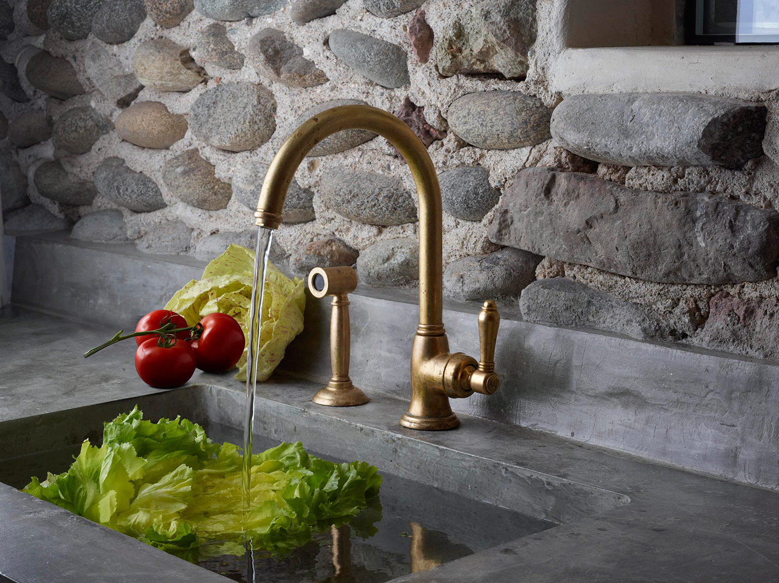 1451 ** 18 Смеситель для кухни складной с запорным краном Nicolazzi Series Classic  - Вид №6