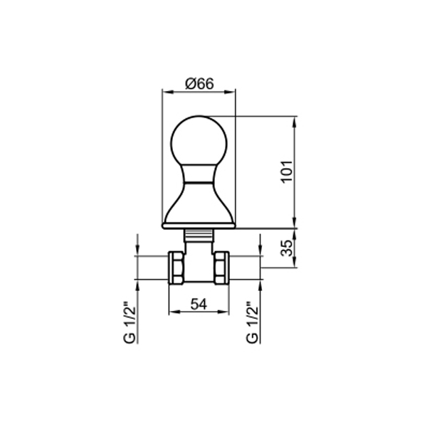 KA690101065 Вентиль запорный Webert Karenina  - Вид №1