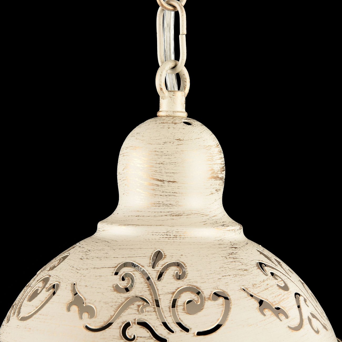 Светильник потолочный с металлическим плафоном кремовый Benoit FR2566-PL-01-WG FREYA CLASSIC 00-3957110 Бежевый - Вид №6