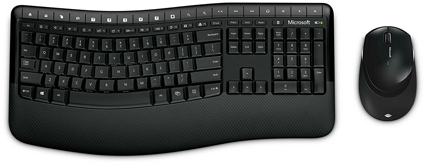 PP4-00017 wireless desktop 5050 with aes, black Microsoft Santreyd 