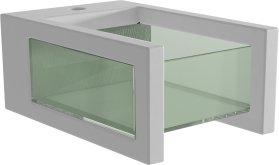 GLBISO0 Подвесное биде настенное GSG CERAMIC GLASS