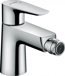 71721000 Talis E Смеситель для биде, однорычажный, со сливным клапаном Push-Open Hansgrohe