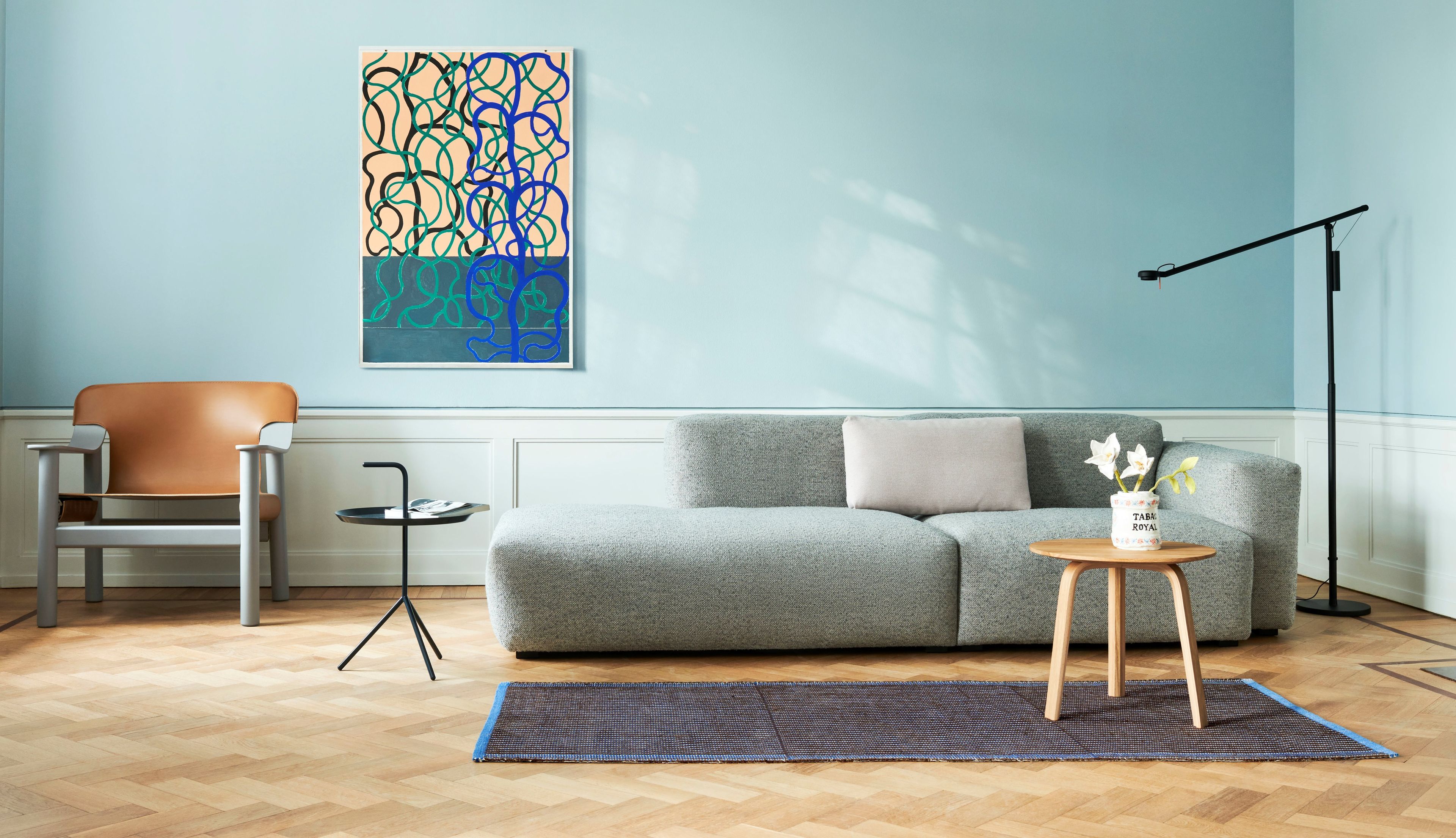 Круглый деревянный журнальный столик In Stock Hay ARCH-00106945 - Вид №2