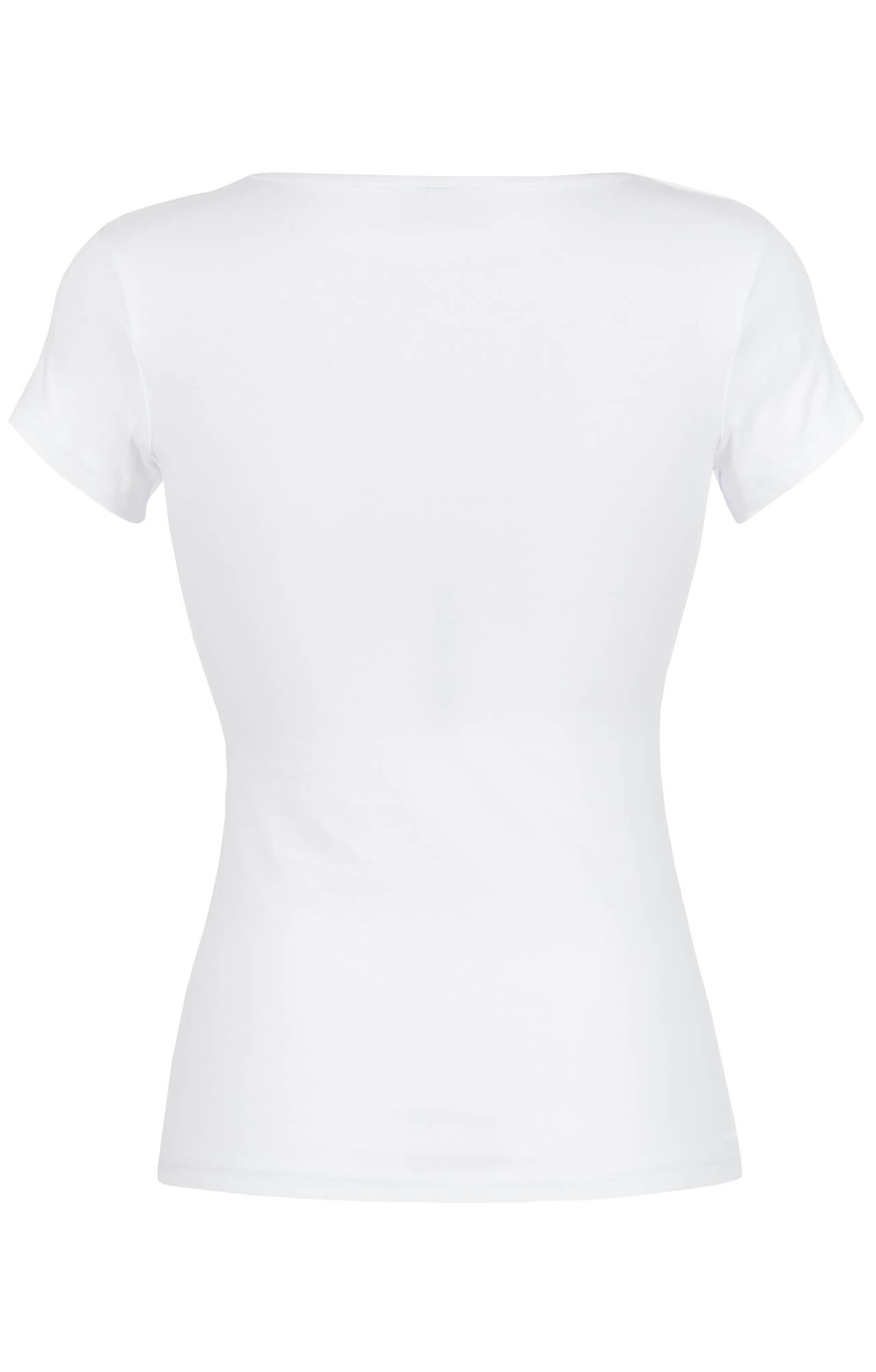 62140 Футболка женская белая LUXE  Одежда для официантов  размер XS  - Вид №3