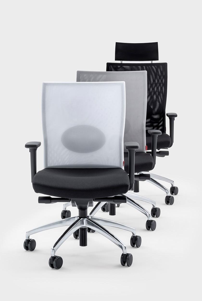 Viganò Кресло руководителя из ткани с подлокотниками Queen mesh sun-id-1426628 - Вид №3