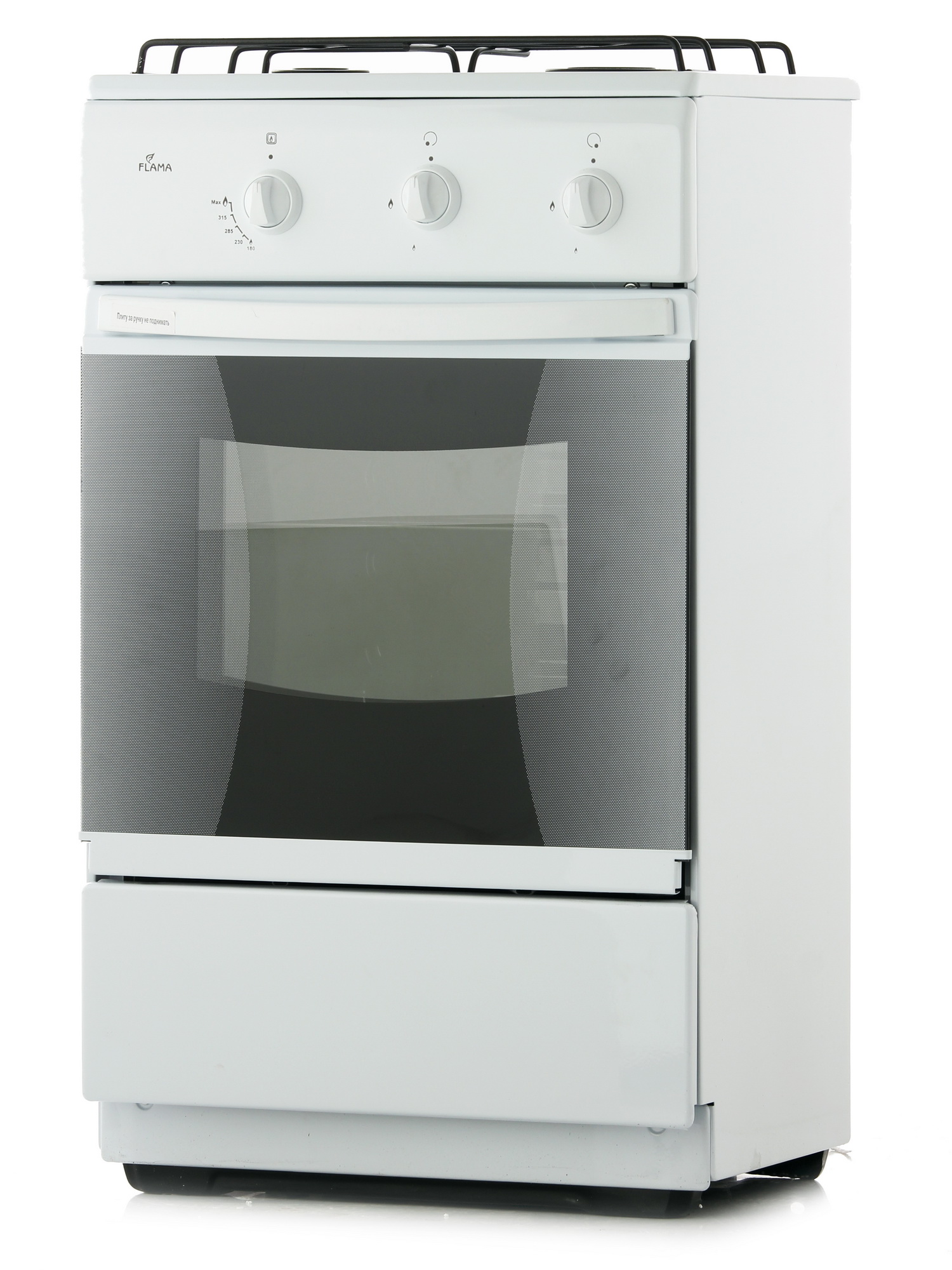 1026145 Газовая плита Flama СG 3202 W/B белый Flama group STDN-0012004 - Вид №3