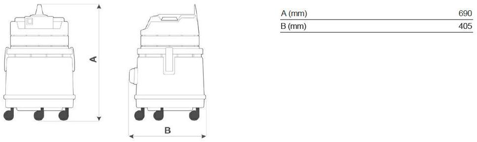 Vortice Профессиональный пылесос Professional wd 75003 - Вид №3