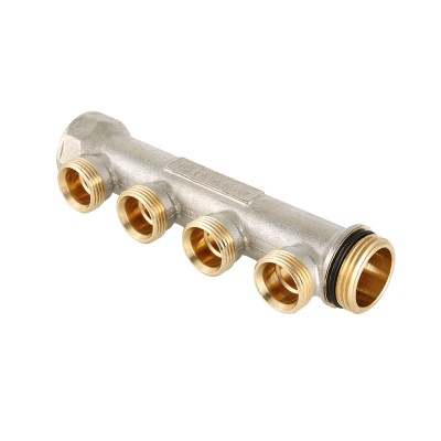 VTc.500.NE.060504 Коллектор c наружной резьбой под "евроконус" Valtec 1", 4 х 3/4", "евроконус" 