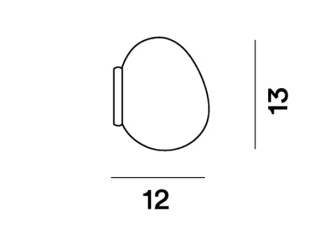 Настенный светильник из дутого стекла Foscarini Gregg ARCH-00031057 - Вид №8
