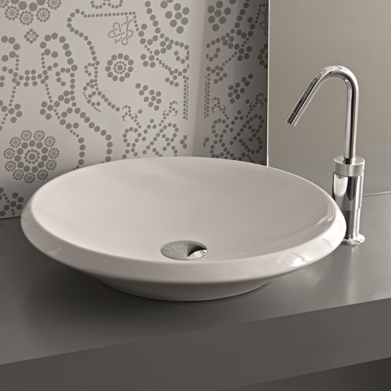 25372 Накладная раковина на столешницу  овальная Ceramica Hidra  - Вид №2