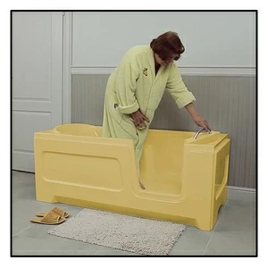 Ванна с дверцей Akcjum Relax 170-80-RH-Z лежачая правосторонняя желтая