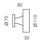 SIMES Светодиодный настенный светильник для улицы из алюминия Tres jolie sun-id-1397376 - Вид №3