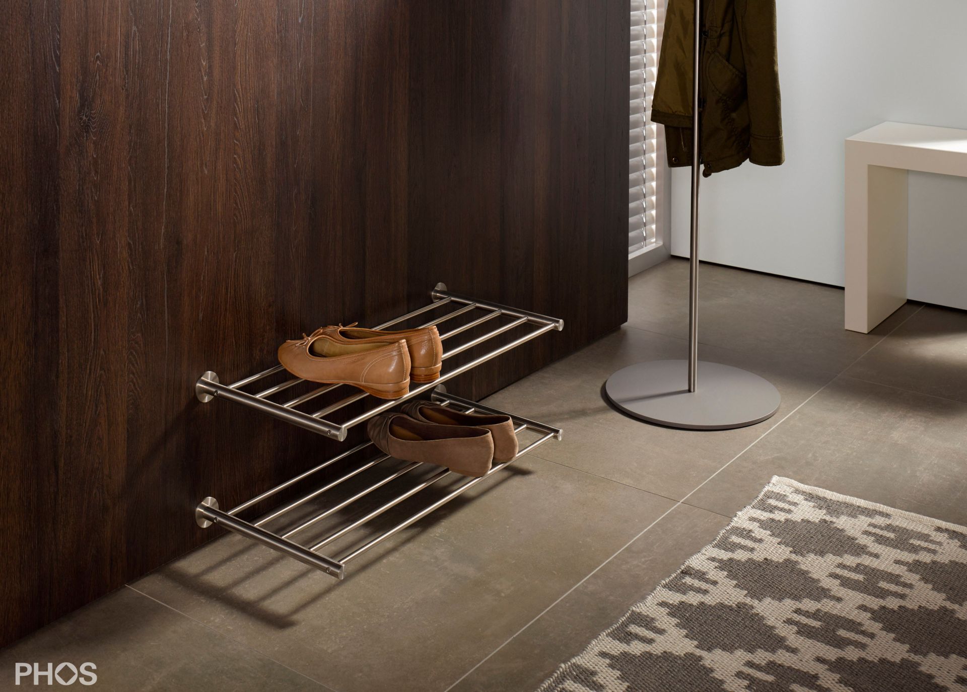 SR700-1W Настенная полка для обуви, ширина 70 см. PHOS  - Вид №1