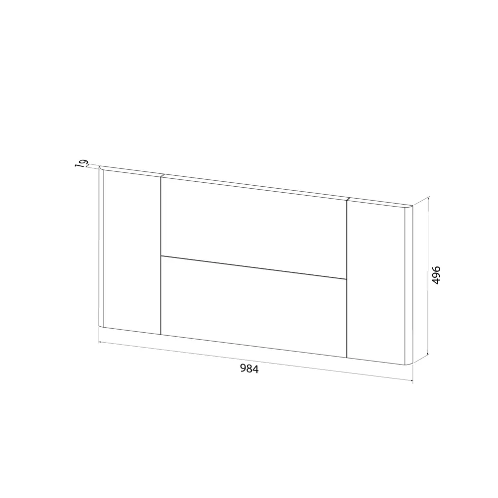 Комплект фасадов для тумбы Iddis Lahta LAH10T0i89 100 см МДФ цвет тайга STLM-2110025 - Вид №5
