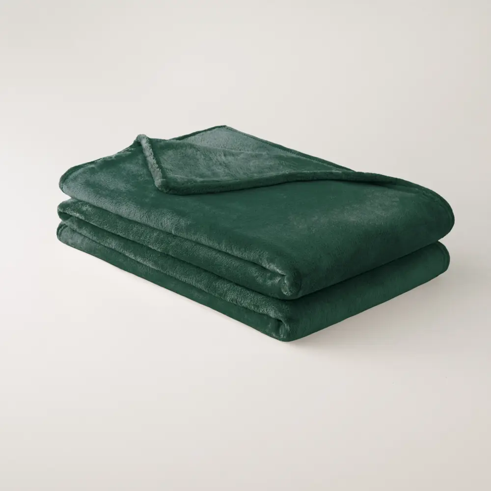 Плед KREAFORTA Flandria 200x220 см микрофибра цвет темно-зеленый 89436687 STLM-2011074 - Вид №1