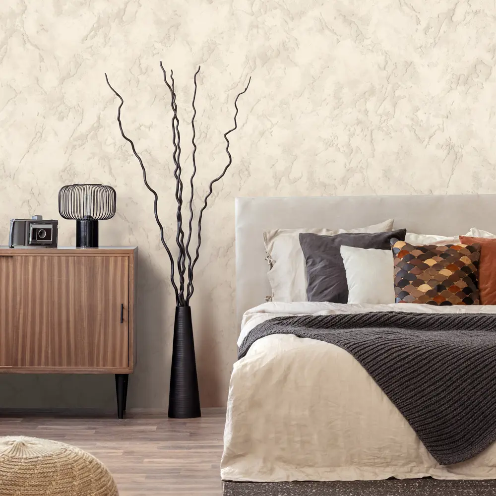 Обои флизелиновые Euro Decor Skyline бежевые 1.06 м 7118-17 89111921 STLM-2056431 - Вид №2