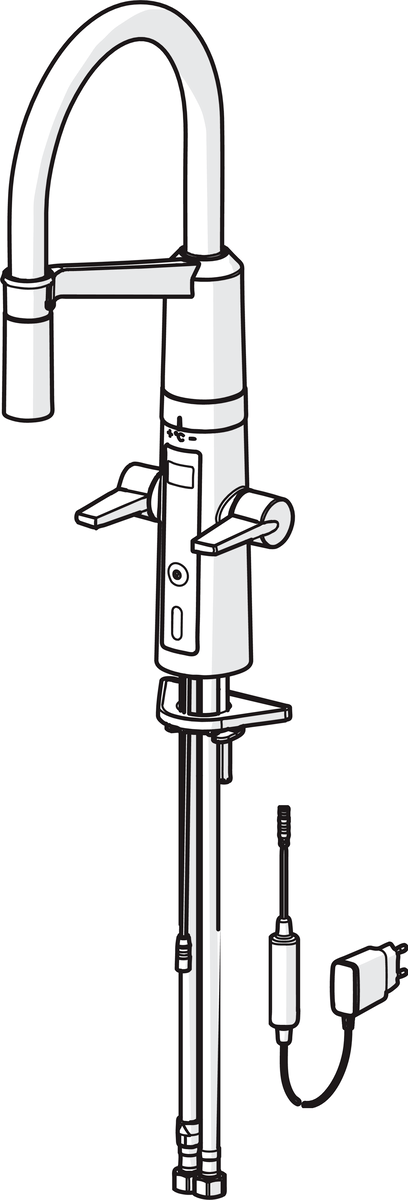 Oras 2728F Смеситель для кухни, 230/5 V 2728F Optima Хром  - Вид №7