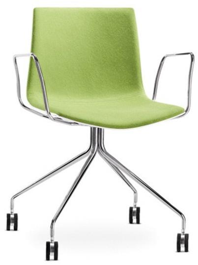 arper Кресло на эстакаде с подлокотниками на колесиках Catifa 46 sun-id-1369513 - Вид №1