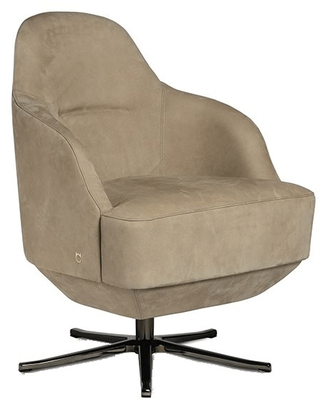 Paolo Castelli Кресло из нубука с 4-мя спицами и подлокотниками Venice sun-id-1416990 - Вид №1