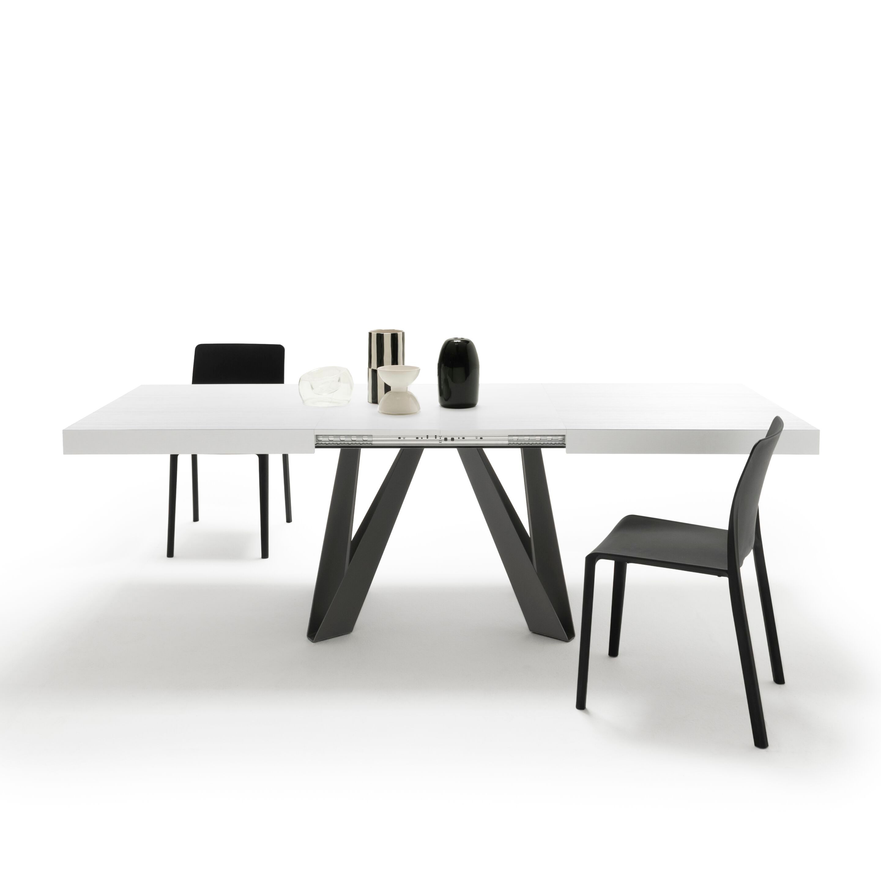 Выдвижной прямоугольный стол из железа с меламиновой столешницей Mobili Fiver ROMINA ARCH-00069646 - Вид №103