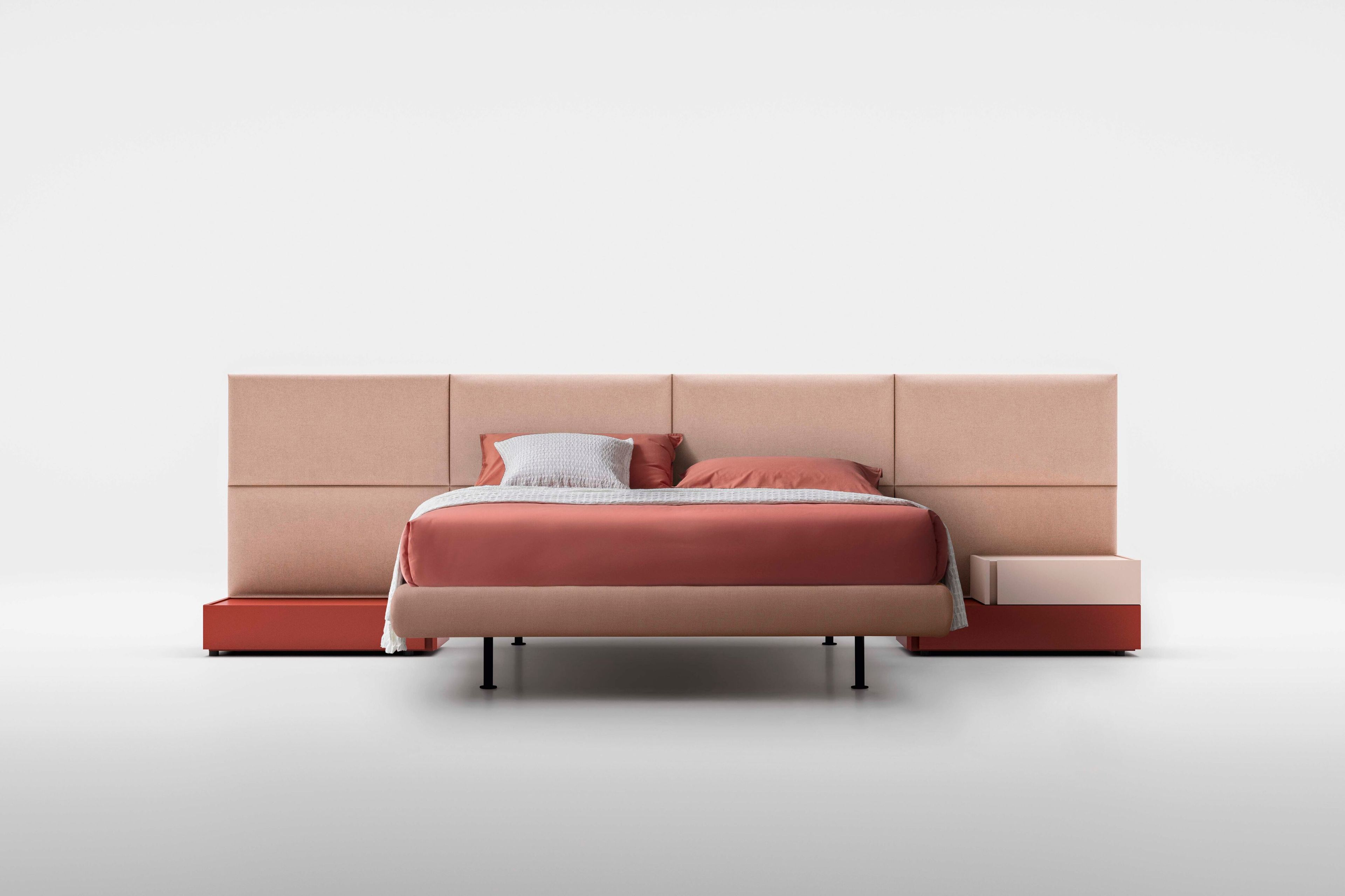 Высокое изголовье для двуспальной кровати со встроенными тумбочками Alf DaFrè SUITE SYSTEM 2 ARCH-00143538 - Вид №48