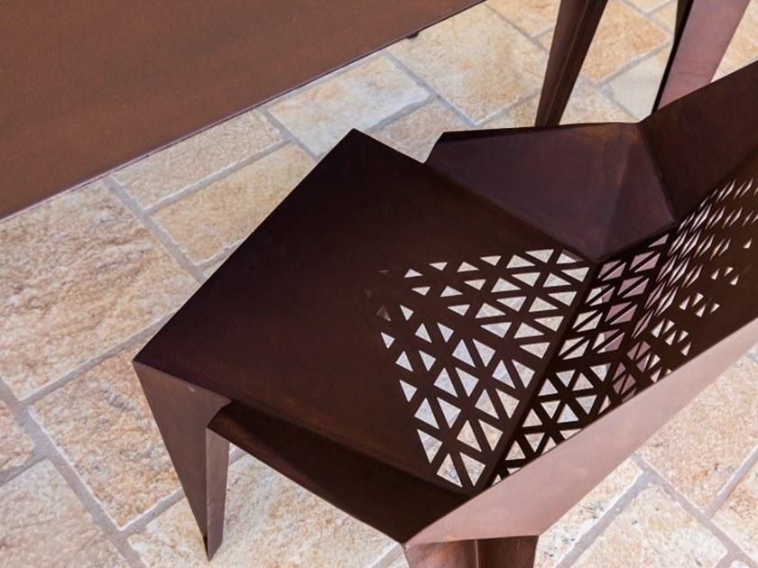 TrackDesign Стул из стали Corten ™ Foglia Sp0409001 - Вид №4