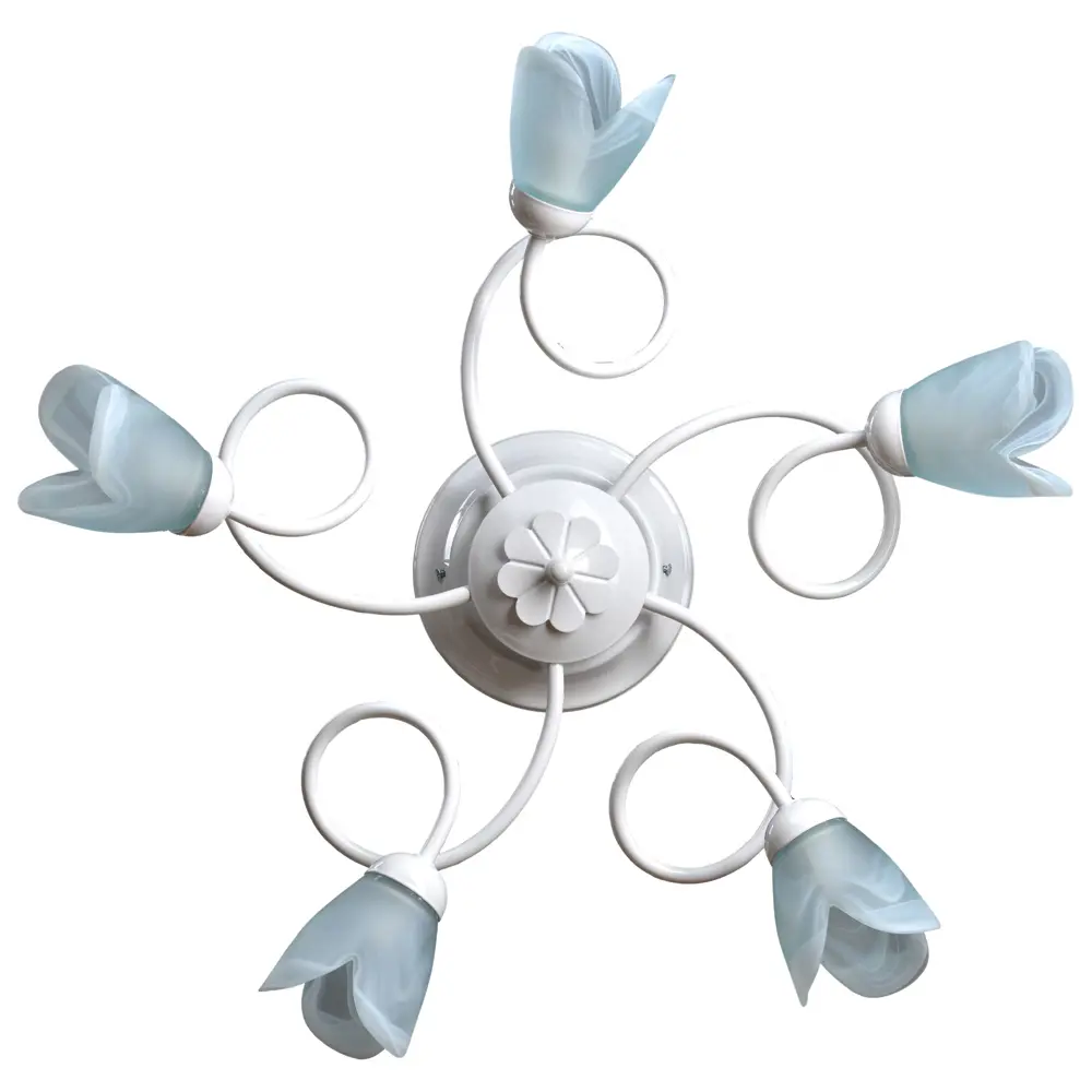 Люстра потолочная Светус Кассиопея 5 ламп 60 Вт цвет белый STLM-2025040