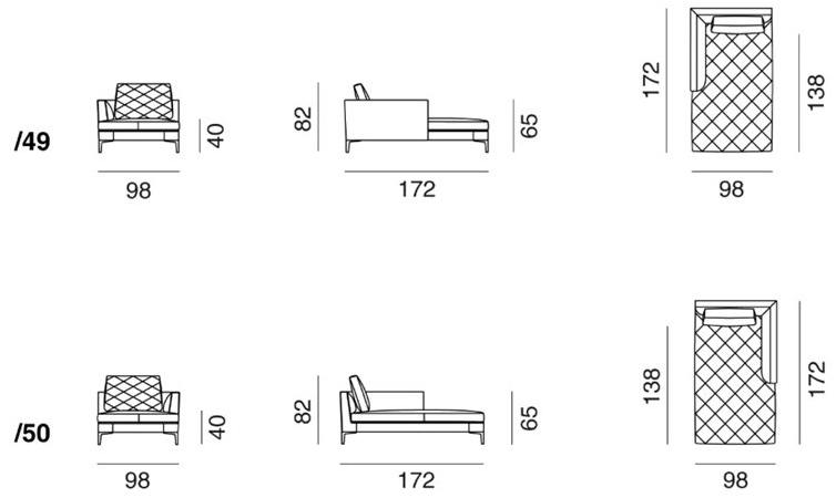 de Sede Мягкая кушетка Ds-48 sun-id-1476848 - Вид №2