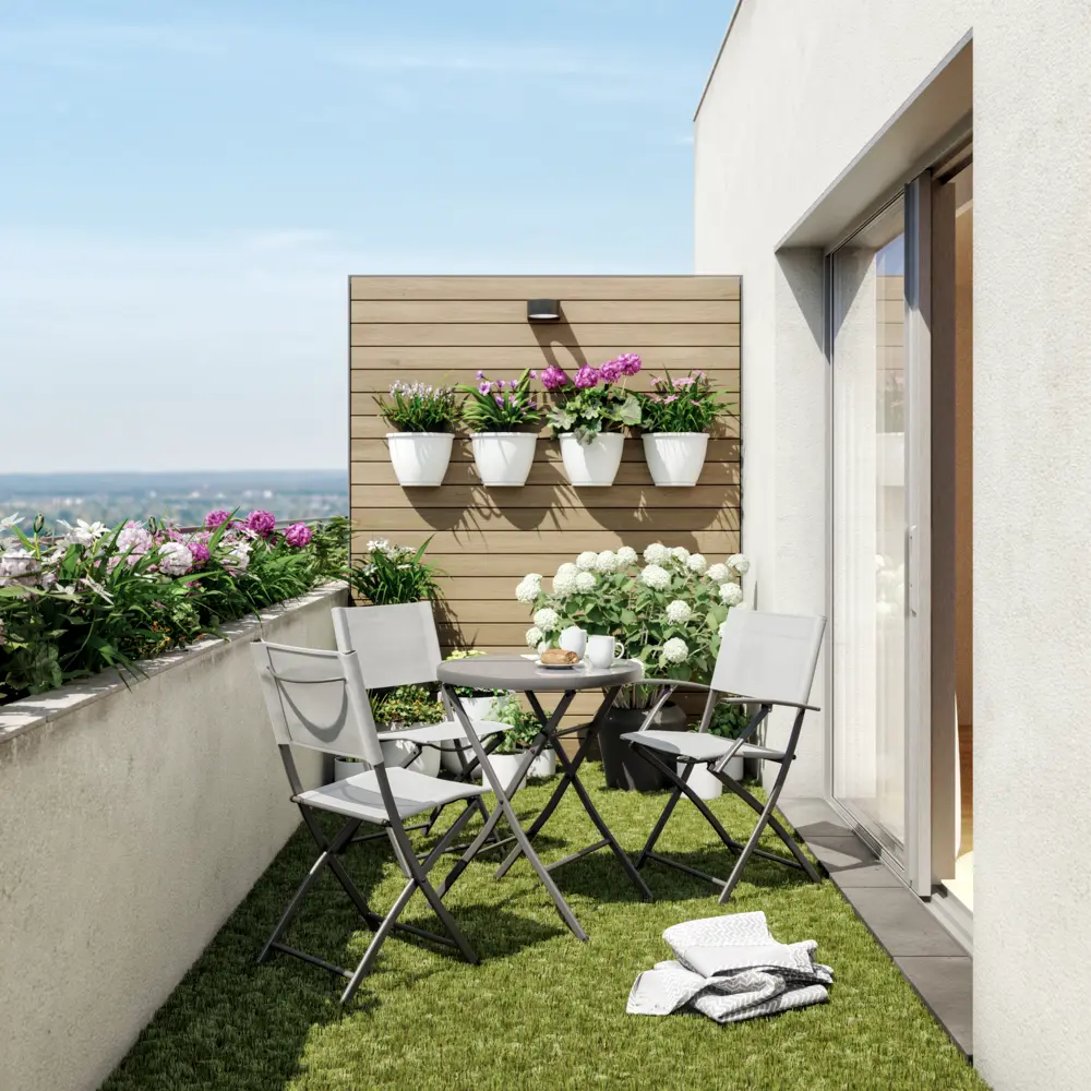 Кресло Naterial Emys Origami складное 54х52х83 см сталь светло-серый STLM-2078090 - Вид №8