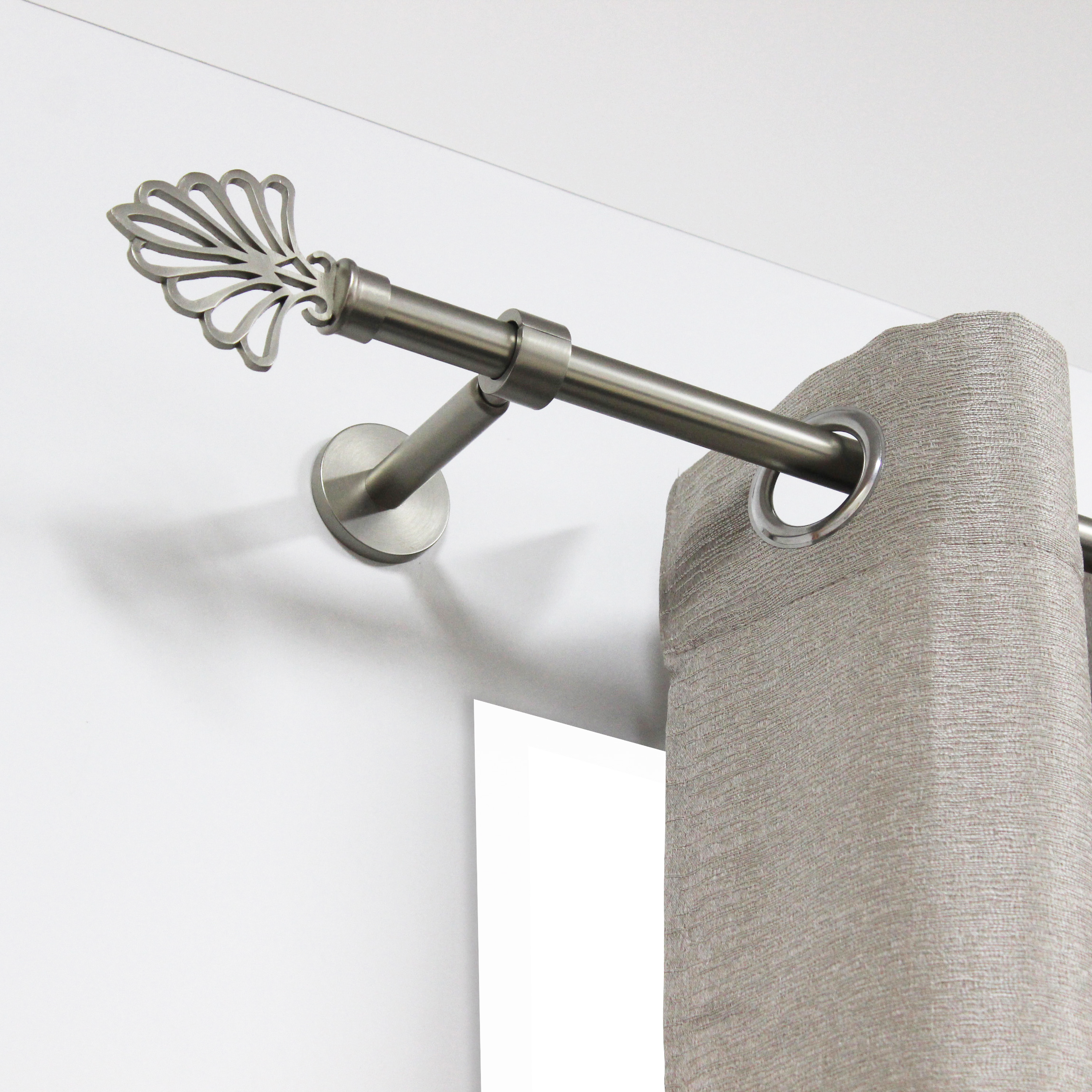 INSPIRE Гладкая штанга для штор 240 см матовый никель 82550723 STLM-0029669 - Вид №3